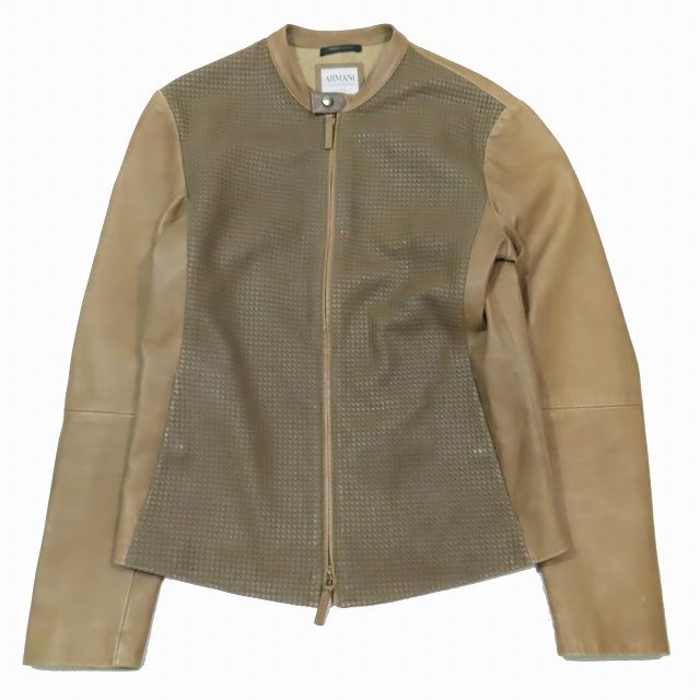 アルマーニ コレツィオーニ ARMANI COLLEZIONI ラムレザージャケット