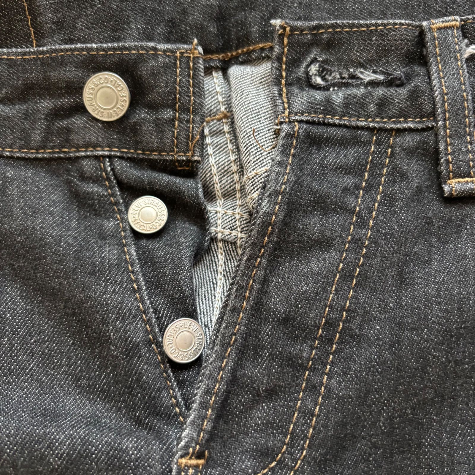 Levi's 577 ブラックデニム　フレア　W32 L33 90年代 USA製 Levi\u0027s リーバイス 517-2059 先染め ブラックデニム