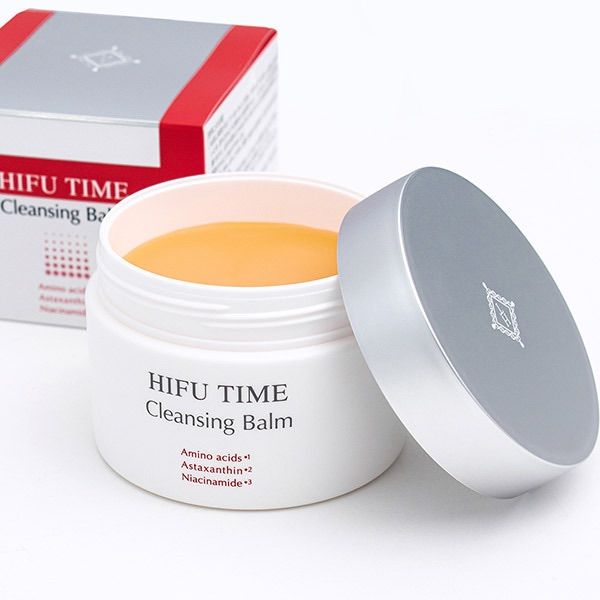 u003cu003c使用感満足度94%u003eu003e HIFU TIME Cleansing Balm メイク落とし 洗顔 毛穴汚れ 古い角質 黒ずみ 角栓 肌負担 うるおい 透明感敏感肌にもOK  とろ~り なじんでハードメイクはもちろん 毛穴汚れ