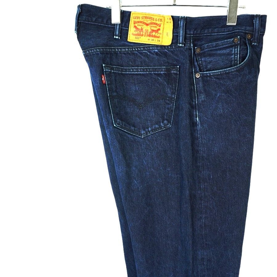 Levi'sリーバイス501デニムパンツウォッシュドデニムボタンフライWHITEOAKホワイトオーク紺ネイビー赤タブvintageヴィンテージ40403