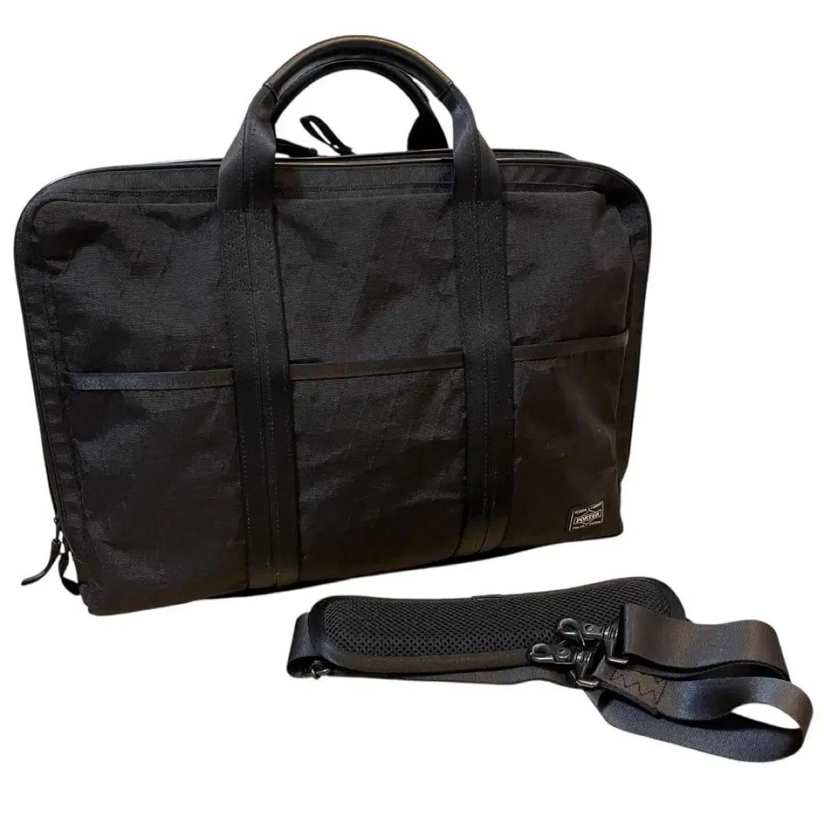 ✨美品✨激レア PORTER ハイブリッド ビジネスバッグ 2way 2層 ポーター(PORTER) ハイブリッド(HYBRID) ビジネスバッグ
