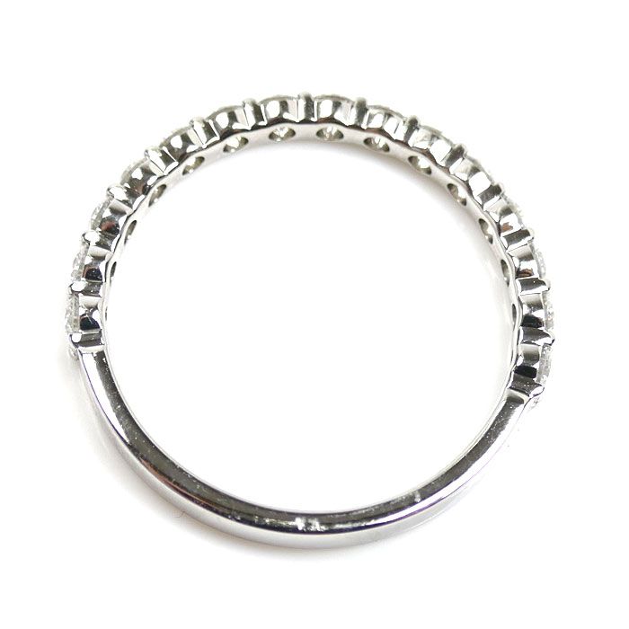 ミキモト　MIKIMOTO　ハーフエタニティリング　PT950　ダイヤ0.30ct　11号　5.1g　箱【1906D173】 MIKIMOTO ミキモト Pt950プラチナ ハーフエタニティ ダイヤ リング