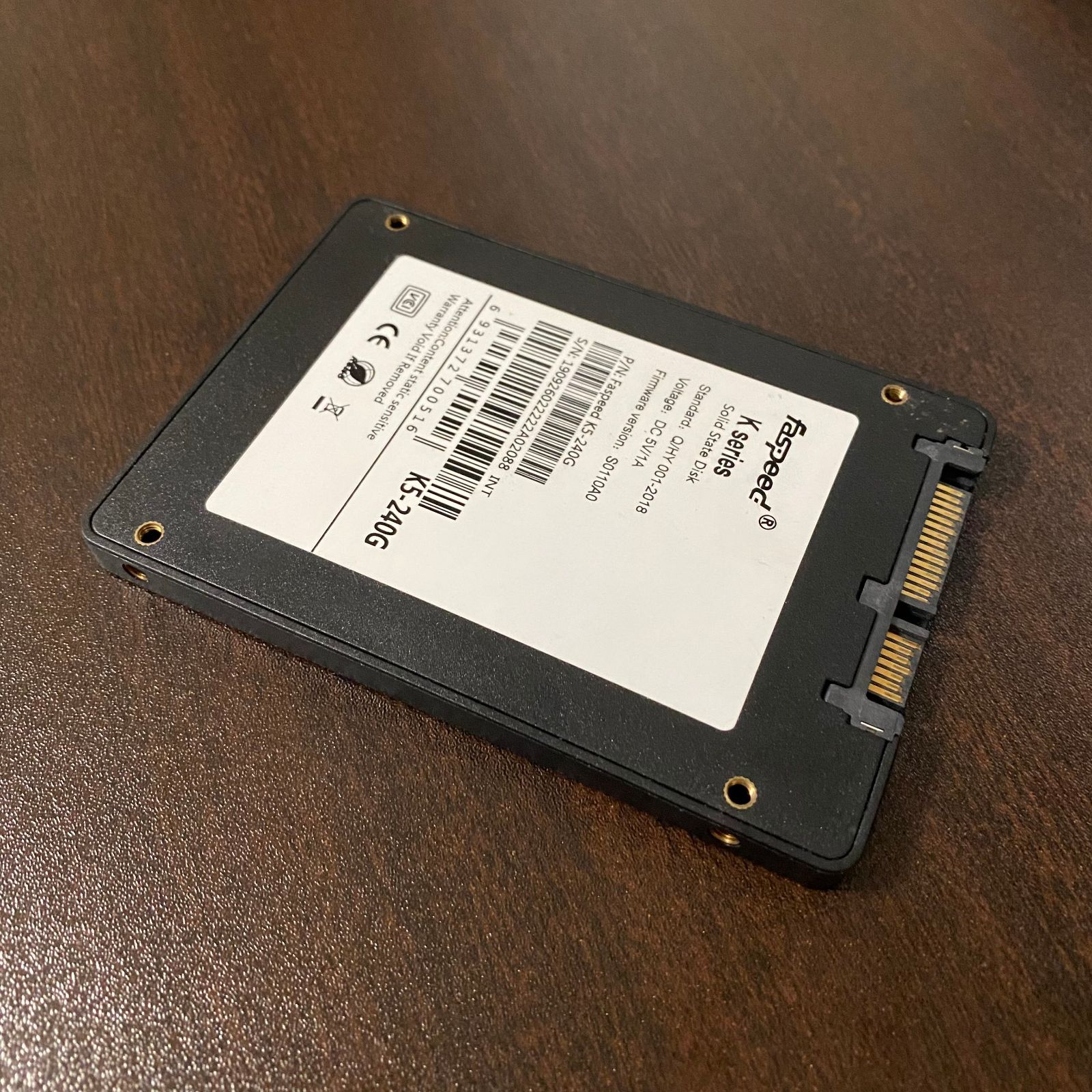 【SSD 240GB 2個セット】Faspeed K5 Faspeed K5-240G (2.5インチ SATA SSD 240GB) - メルカリ