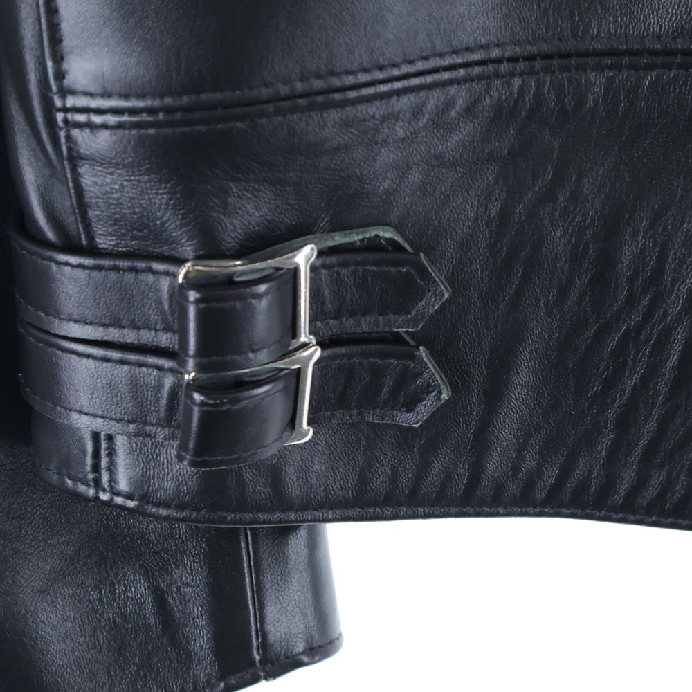 Lewis Leathers ルイスレザー 402T LIGHTNING TIGHT FIT ライトニング タイトフィット ニットメッシュライニング シープスキン ダブルライダースジャケット ブラック KANDAIZUMI_COM