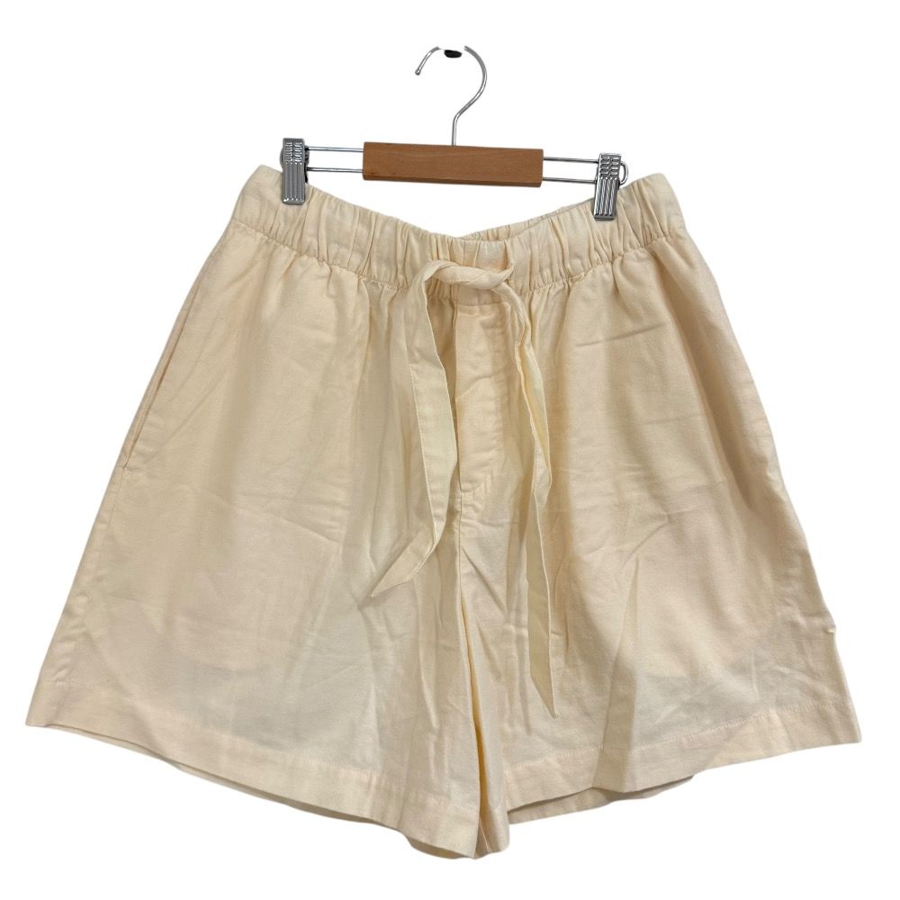 TEKLA テクラ オーガニックコットン パジャマショーツ ショートパンツ M ベージュ レディース 古着