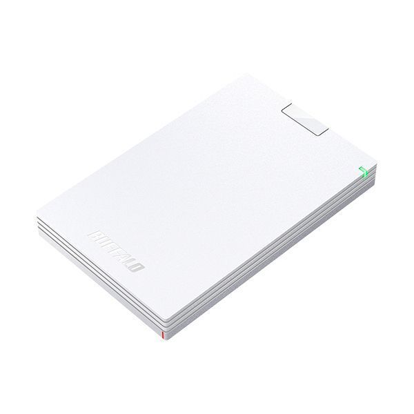 バッファロー MiniStation USB3.2 Gen1 対応ポータブルHDD Type-Cケーブル付 1TB ホワイトHD-PGAC1U3-WA 1台