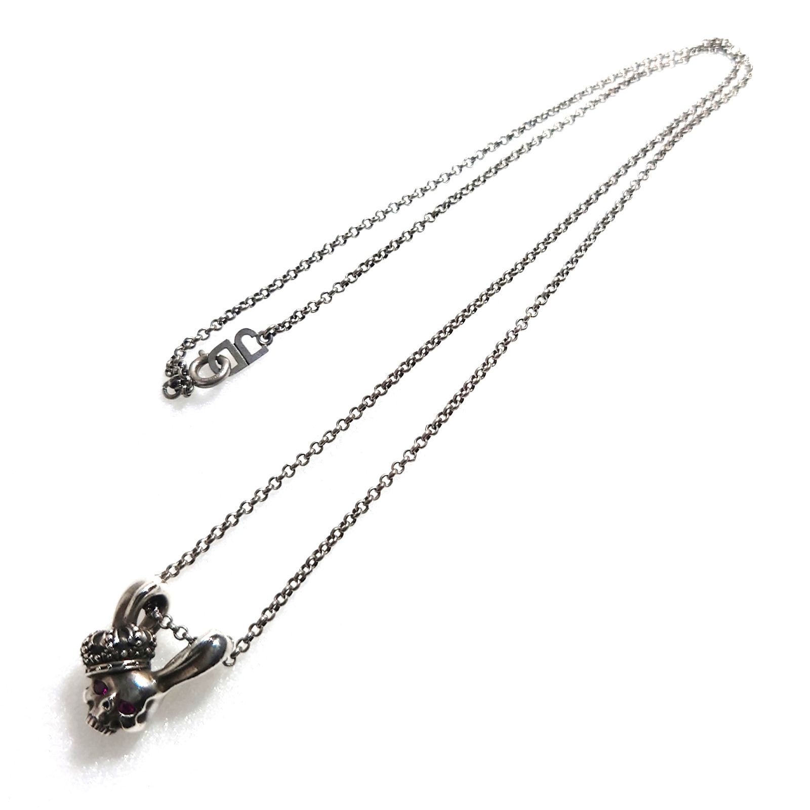 ジャスティンデイビス J×U スカルラビット ネックレス JUSTIN