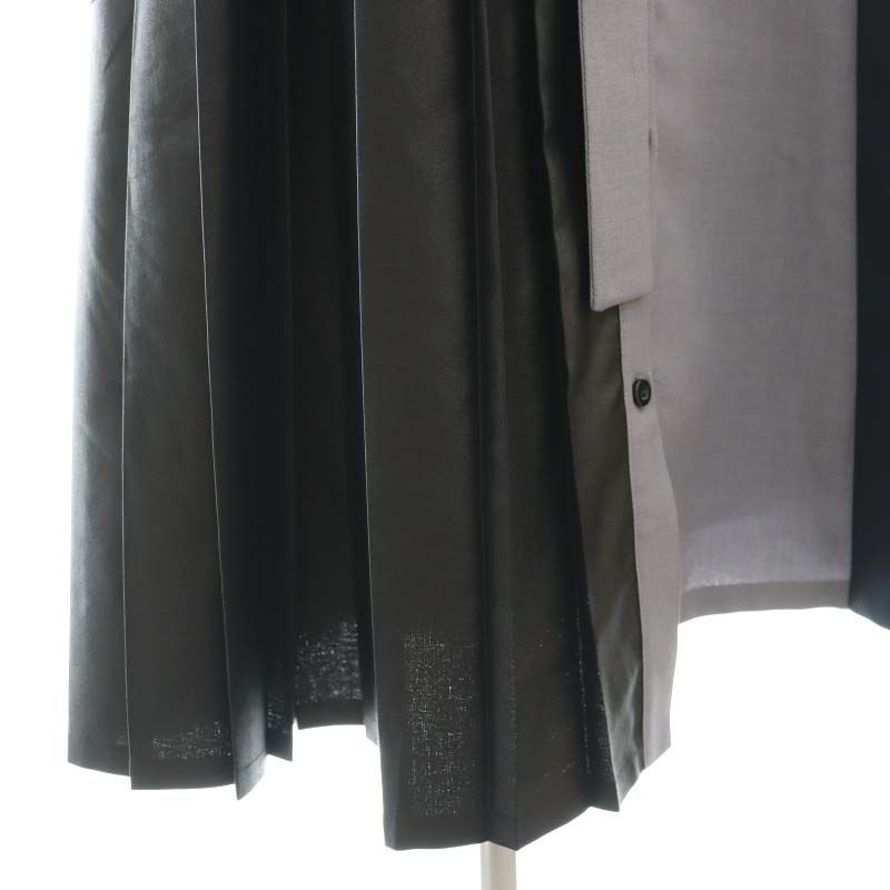 ユナイテッドトウキョウ UNITED TOKYO ブロッキングラインプリーツ