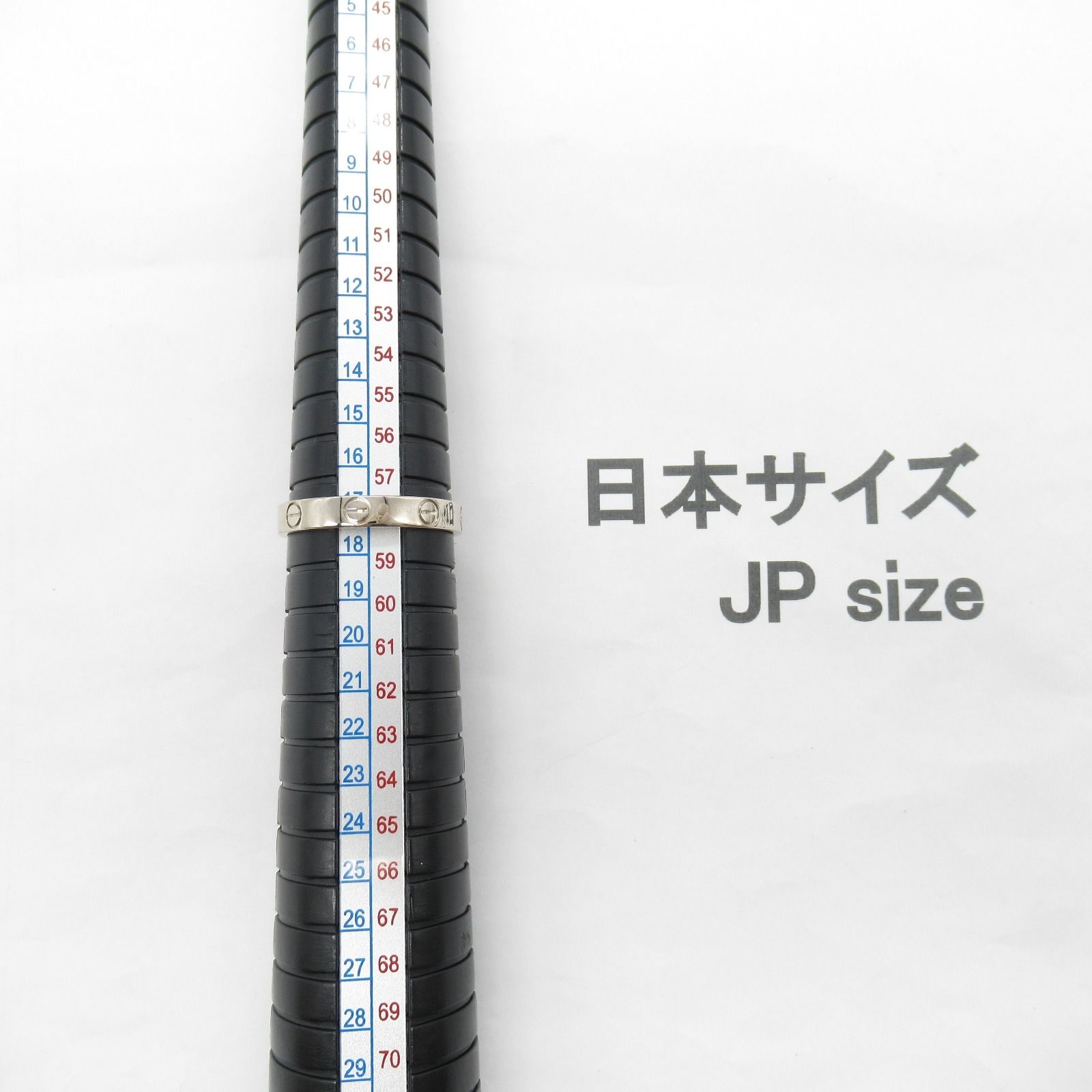 カルティエ ミニラブリング 1Pダイヤモンド K18WG ホワイトゴールド