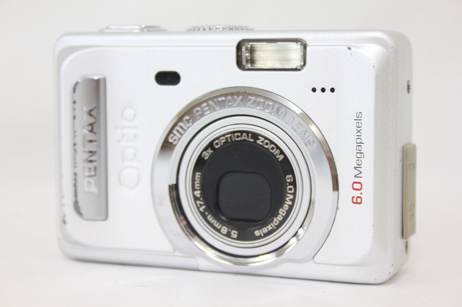 Digitalkameras Pentax Optio S60 返品保証】 【便利な単三電池で使用