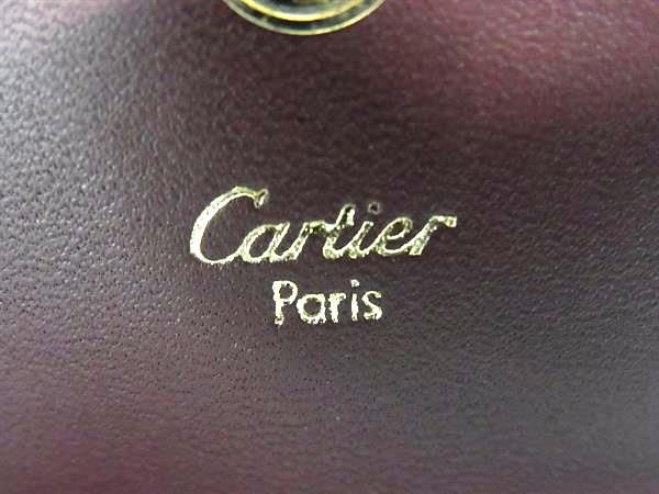 最終価格　Cartier カルティエ　小銭入れ　財布　コインケース　ゴールド 1円 極美品 Cartier カルティエ マストライン カーフレザー