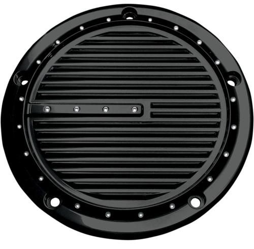 DIMPLED ダービーカバー 2018年FLSB 2019年以降ソフテイル|グロスブラック