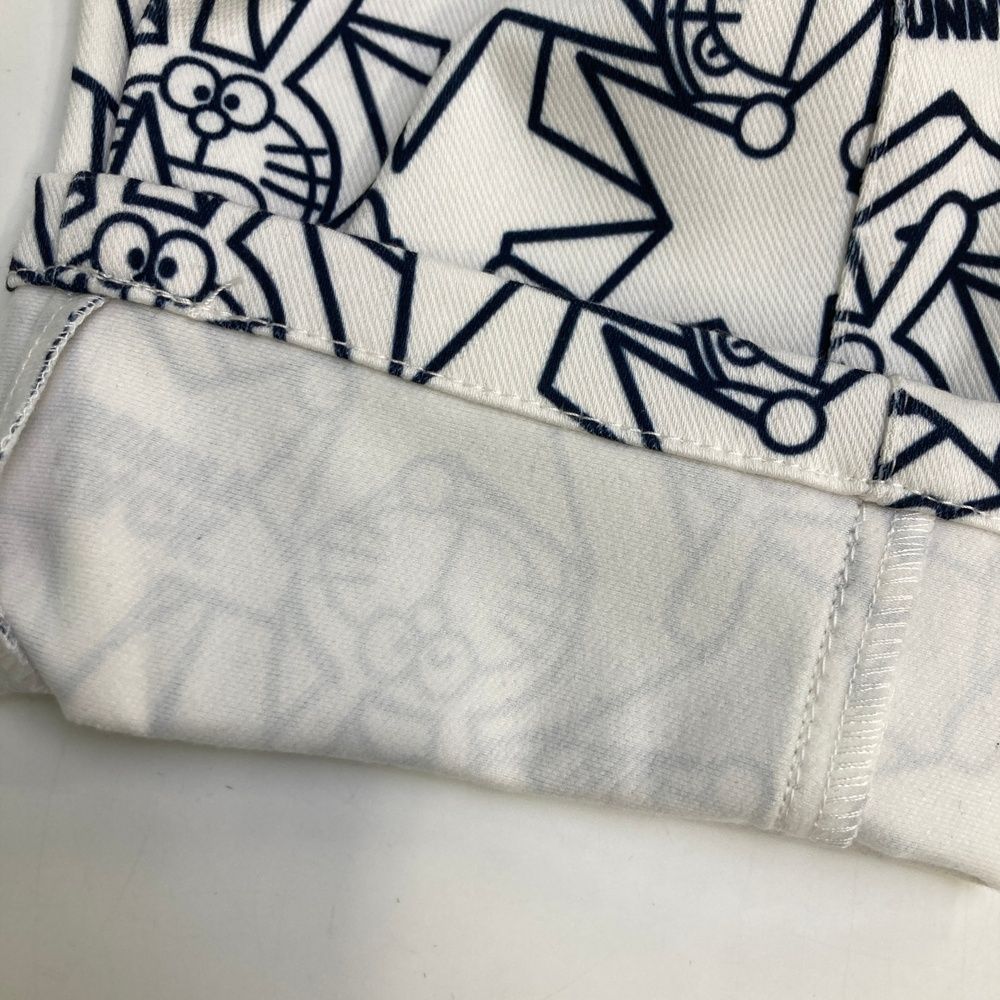 品質保証で、高速配送！ サイズ 4 JACK BUNNY ジャックバニー × ドラえもん 262-3231037 モデル 裏微起毛 ストレッチパンツ 星 ドラえもん 総柄 ホワイト系 240101523542 ゴルフウェア メンズ ストスト