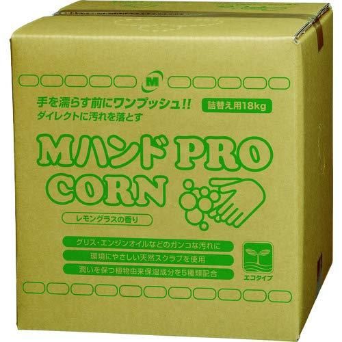 2営業日で発送 ミドリ安全 Midori Anzen ミドリ安全 ハンドクリーナー Mハンド PRO CORN 18KG詰替え用BIB容器MHANDPROCORN18KG 7186