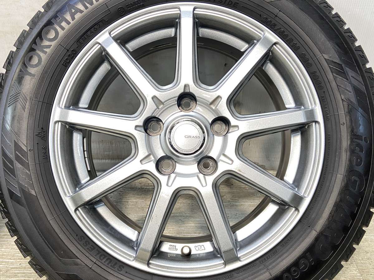 205/60R16 nヨコハマ アイスガード iG60 n GRASS n16x6.0 50