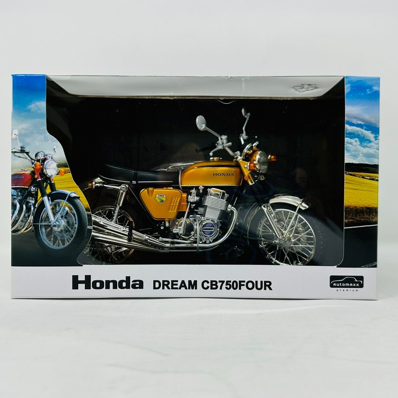 アオシマ スカイネット 1/12 Honda CB750FOUR KO キャンディゴールド 