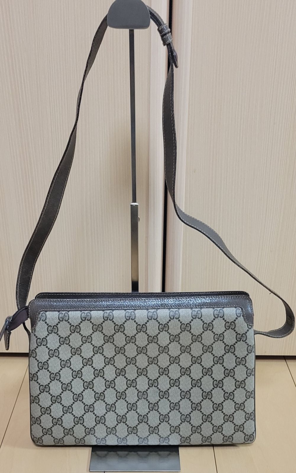 GUCCI オールドグッチ GGスプリーム ショルダーバッグ 2way シェリー