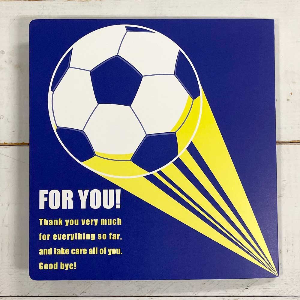 学校色紙2（サッカー） 色紙 寄せ書き 部活 サッカー部