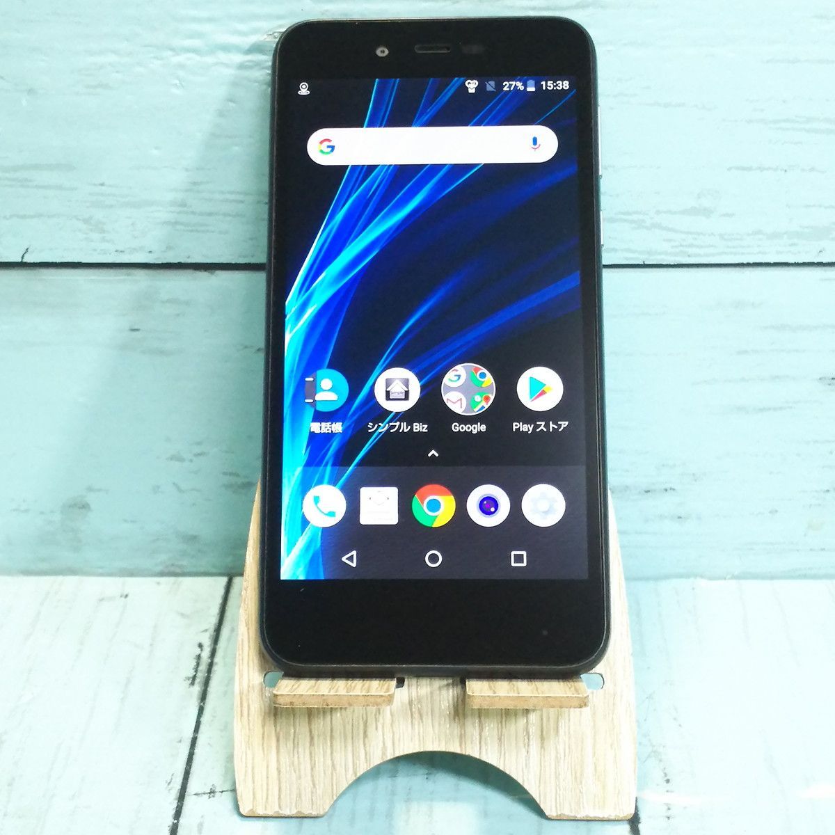 【送料無料】SHARP Softbank AQUOS sense basic 702SH ブラック 本体 白ロム SIMロック解除済み SIMフリー 627823