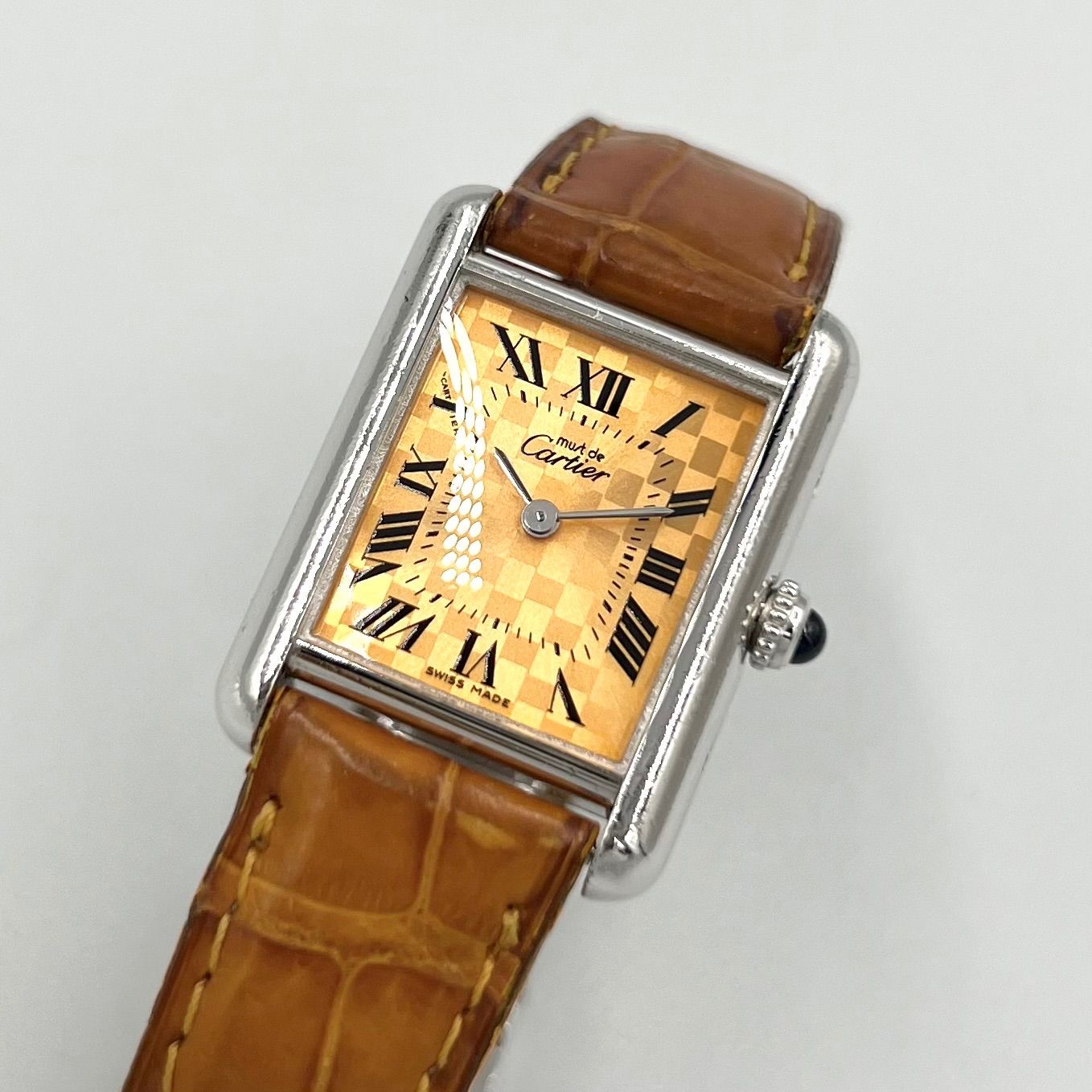 カルティエ 腕時計 マストタンク 2003年クリスマス限定 Cartier 楽天市場】カルティエ 【CARTIER】 マストタンクSM 2003年