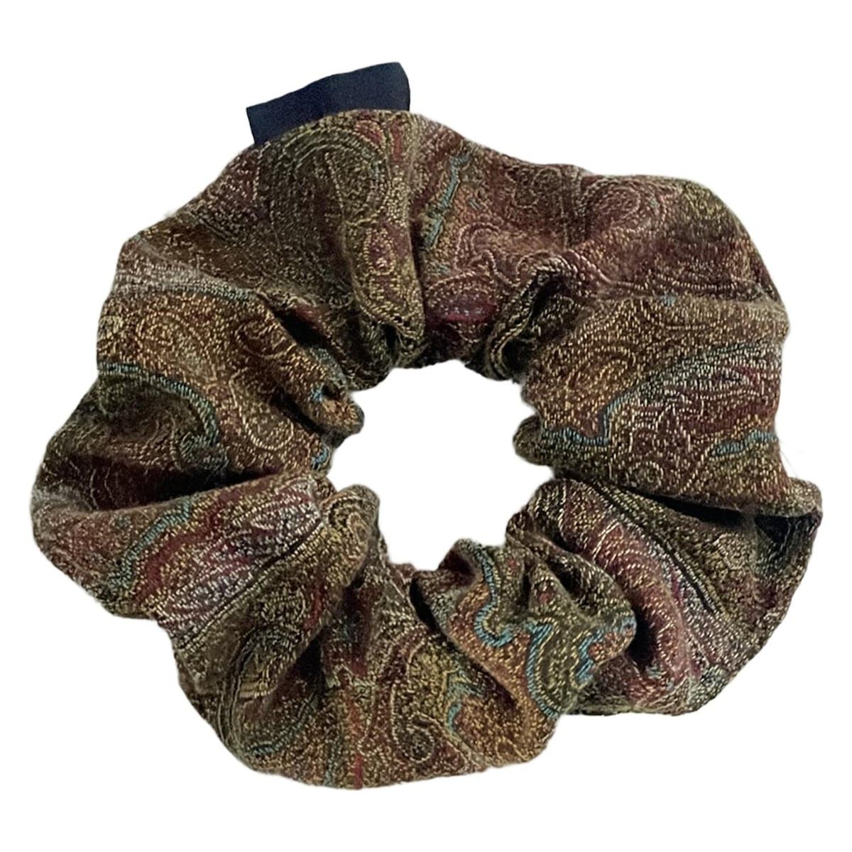 ETRO エトロ シュシュ - ブラウン×レッド×マルチ ペイズリー柄