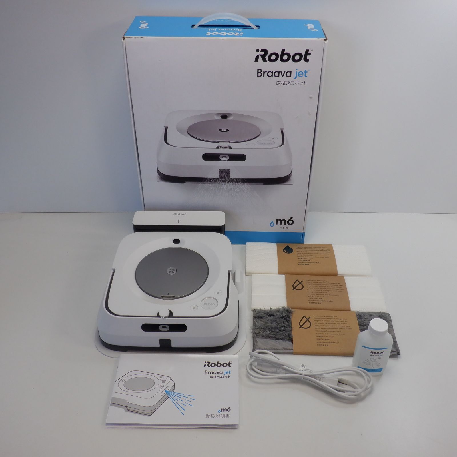 美品】IROBOT ブラーバジェットM6 わかり易く M6138