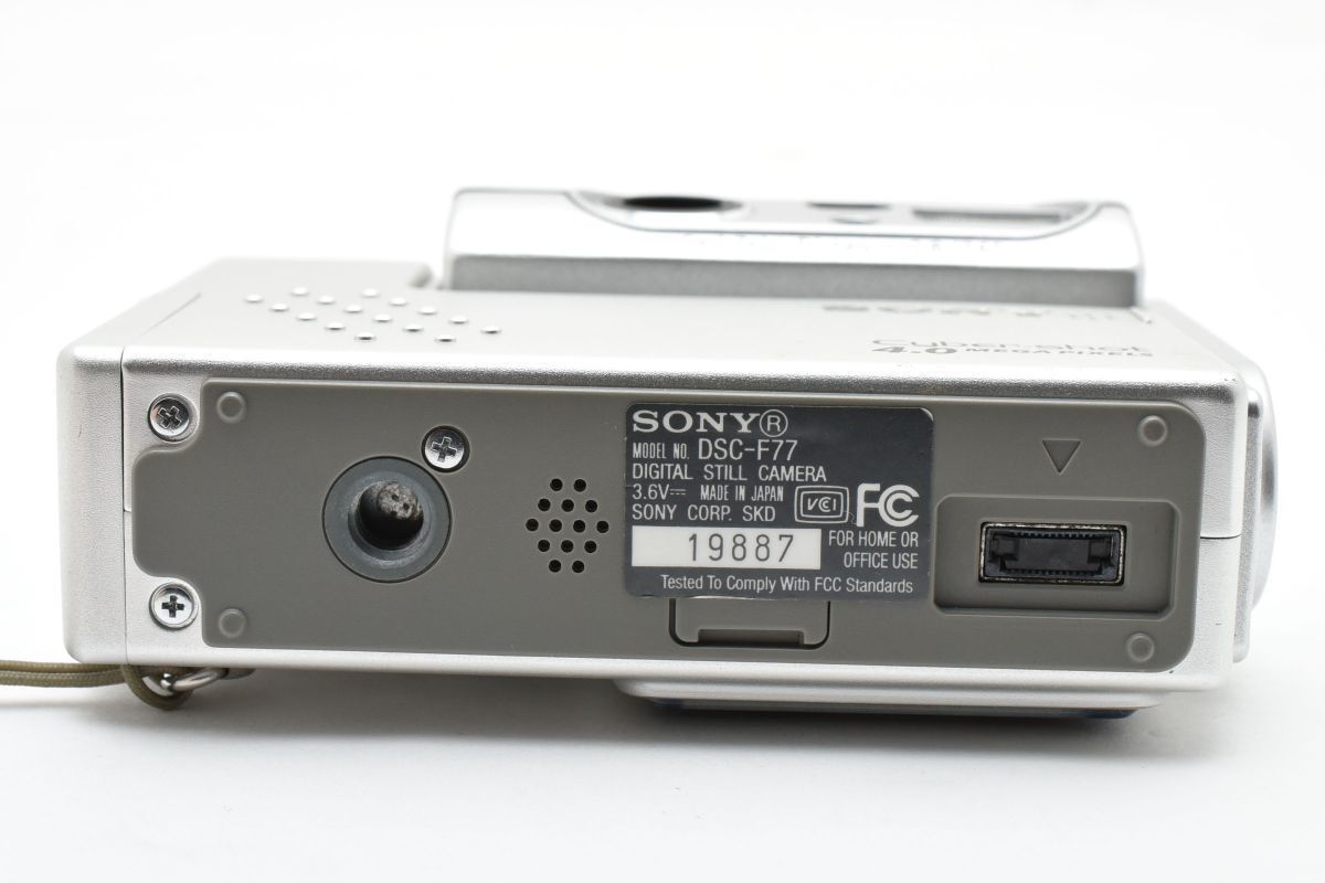美品 SONY Cyber-shot DSC-F77 充電器付き YM4320#108 - メルカリ