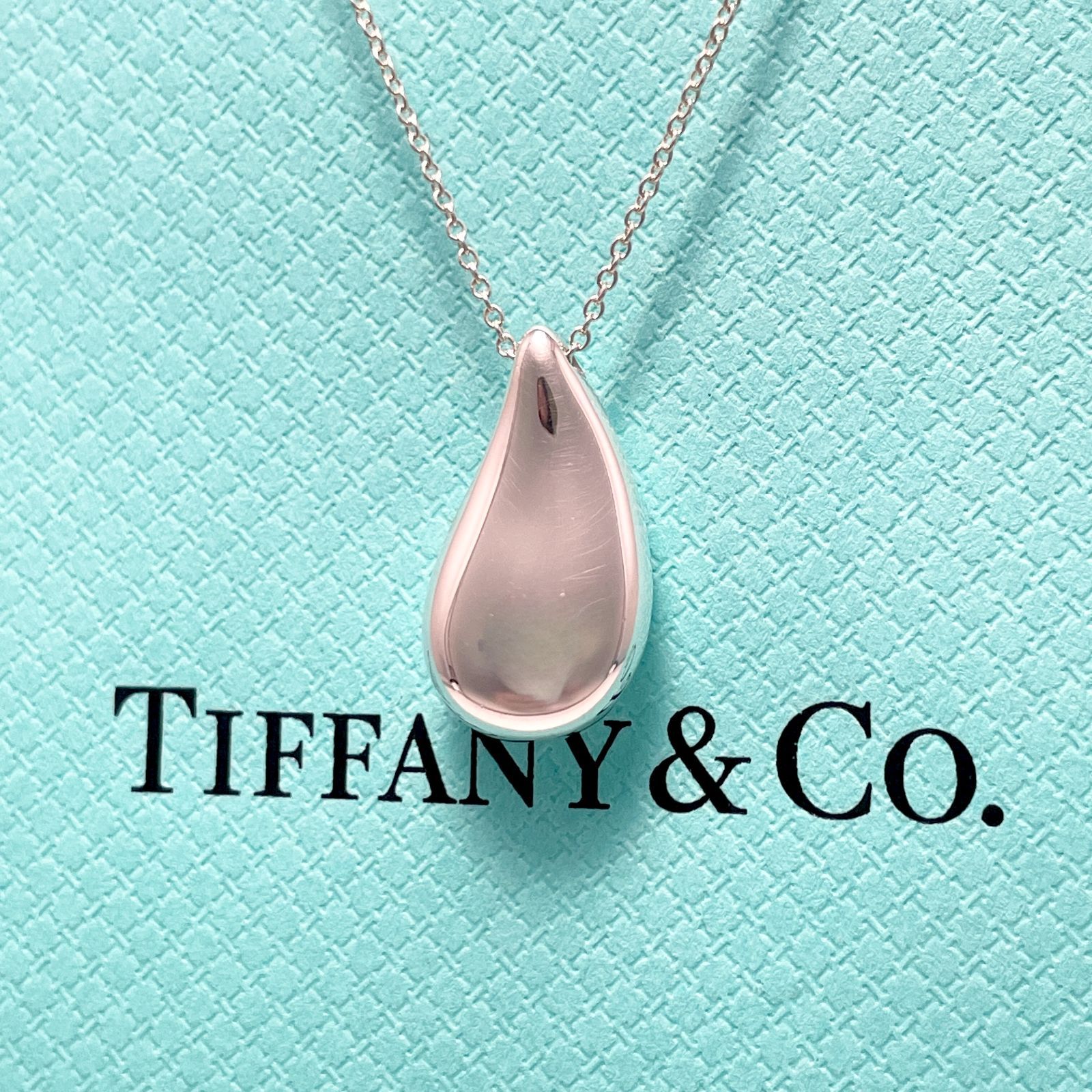 美品 ティファニー ティアドロップ ラージ Tiffany&Co. ロング