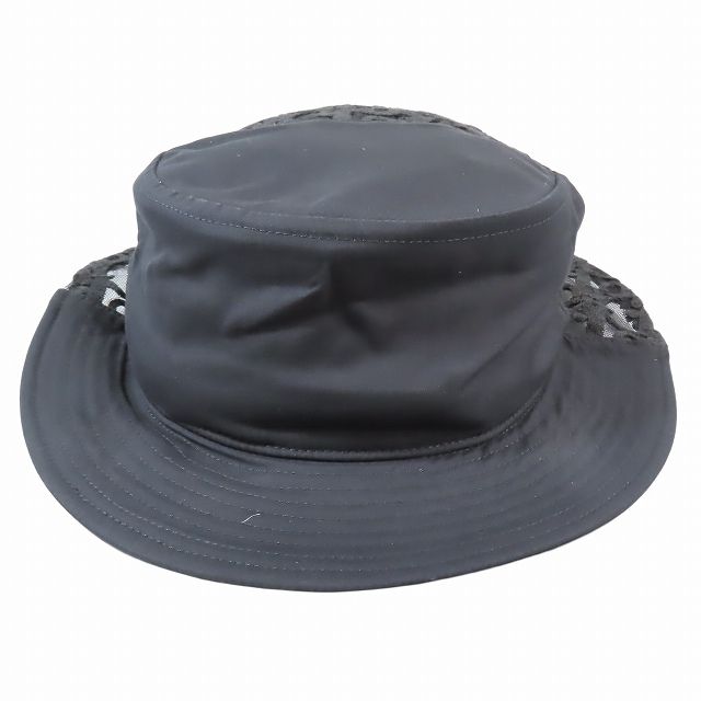 美品 22SS ディオール Dior 帽子 バケットハット つば広帽 オブリーク  