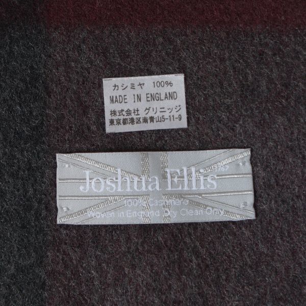 国内正規品】ジョシュアエリス Joshua Ellis カシミヤ大判