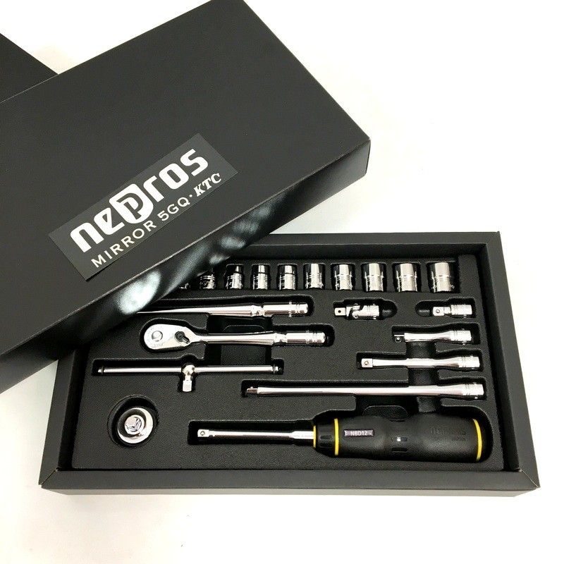 ネプロス ソケットレンチセット NTB222XA 6.3sq.ツールセット 差込角6.3mm 22点 京都機械工具 KTC nepros △ DW2985