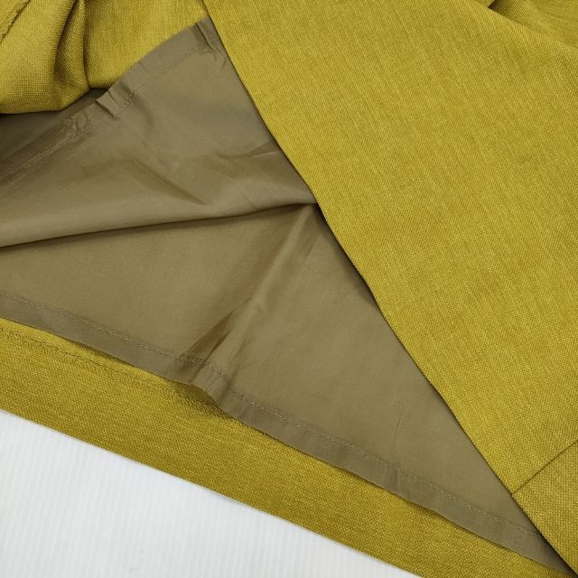 Curensology プリーツ ロングスカート イエロー系 レディース カレンソロジー 5-0924M∞ GULLKHAN_COM