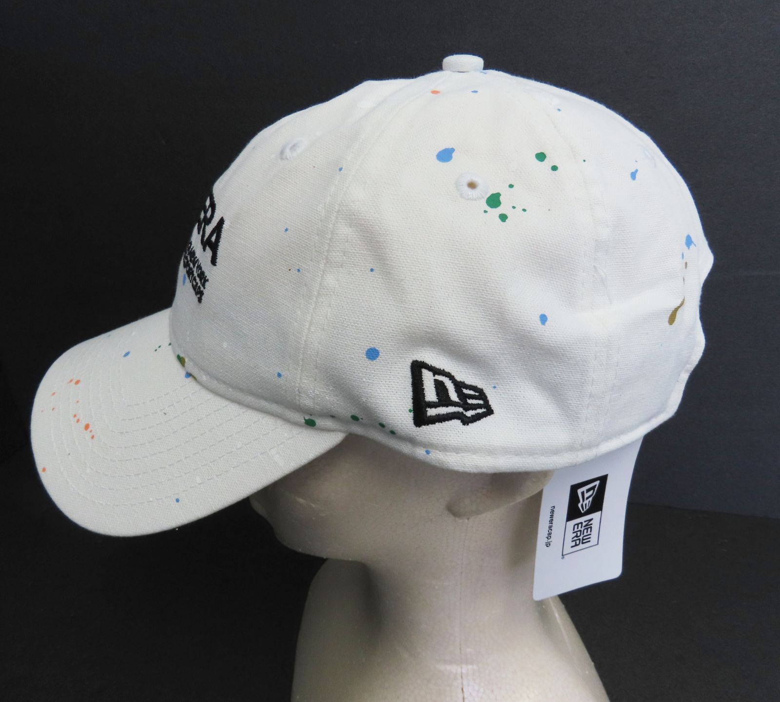 NEW ERA 9THIRTY ホワイトキャップ NEW ERA ニューエラ 9THIRTY ペイント コットン キャップ 帽子