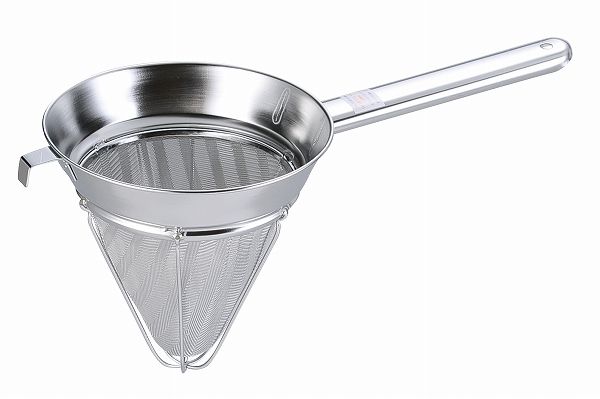 本間冬治工業 BK 18-8 アミ式スープ漉し 20cm 中 0461100
