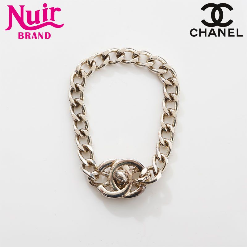 国産品 シャネル CHANEL ブレスレット ターンロック ココマーク 1996年 アクセサリー