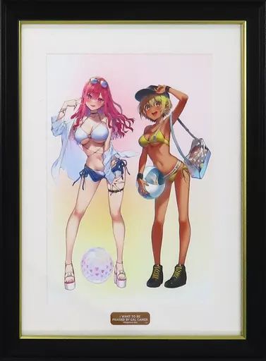 セル画 原画 ≪アニメ 漫画系書籍≫ 付属品付 ギャルゲーマーに褒められたい メモリアルアート 水着 ver. A