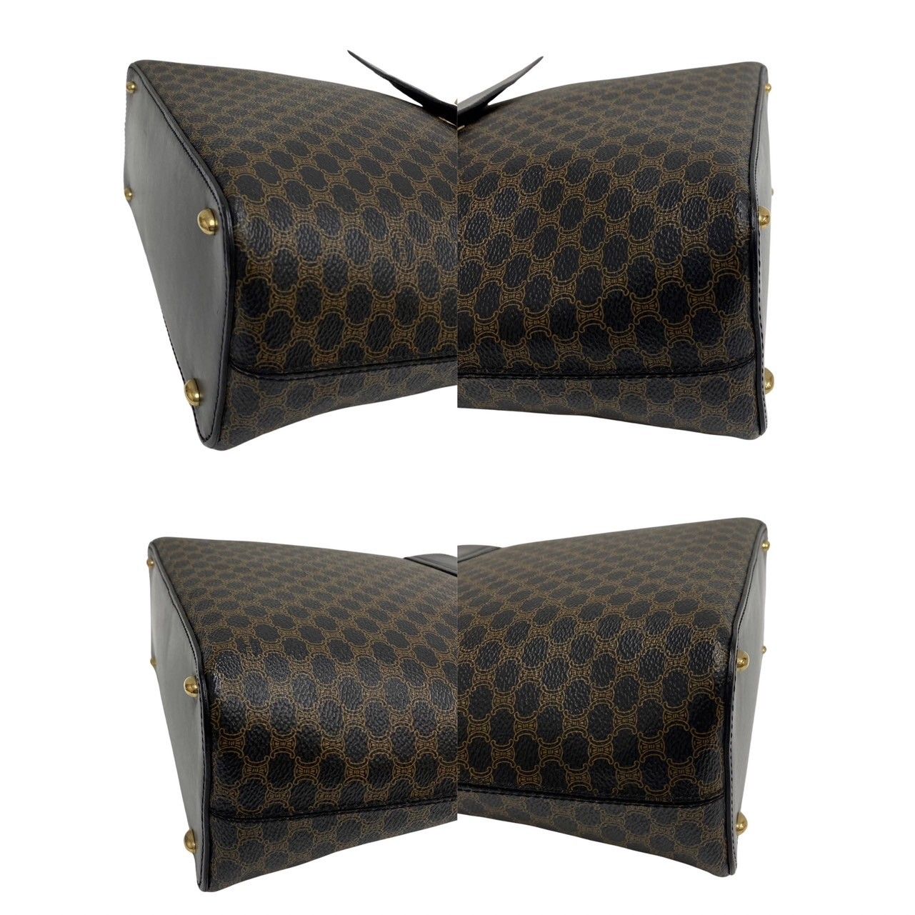 極 美品 CELINE セリーヌ ヴィンテージ マカダム ブラゾン