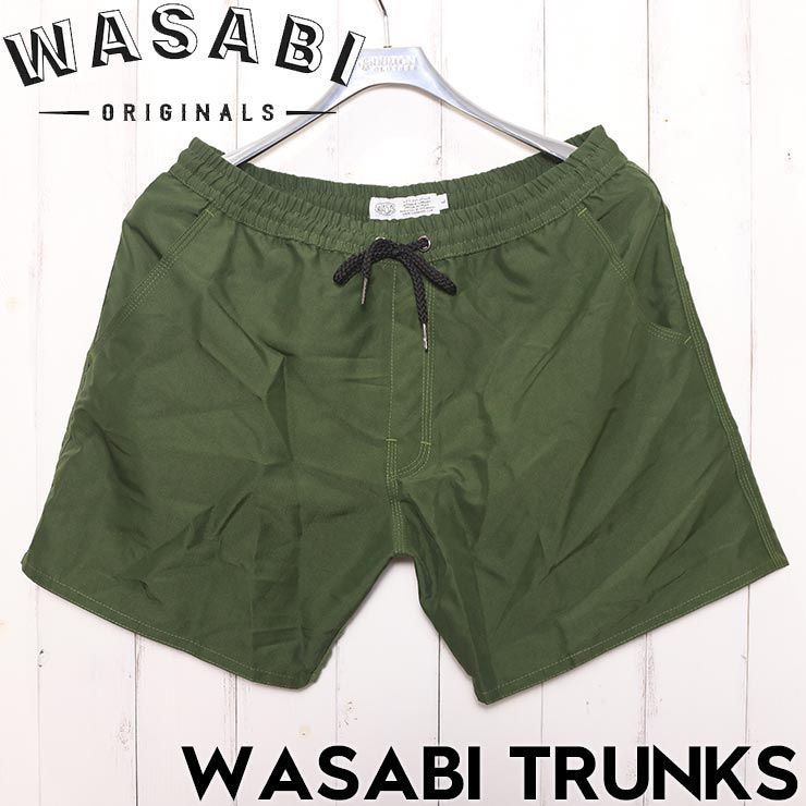 ハイブリッドショーツ ハーフパンツ WASABI Original ワサビ WASABI TRUNKS GRN 日本代理店正規品