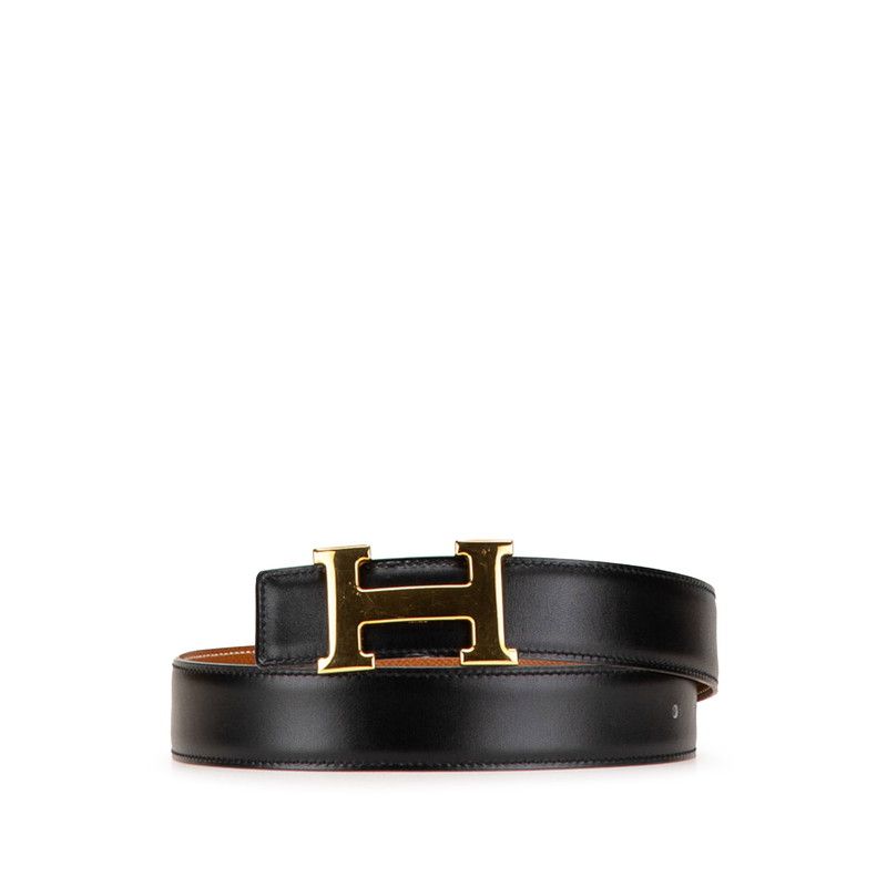 HERMES エルメス コンスタンス リバーシブル ベルト シルバー