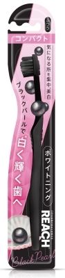 まとめ買い-72点セット リーチ ホワイトニング ブラックパール コンパクト ふつう 銀座ステファニー 歯ブラシ