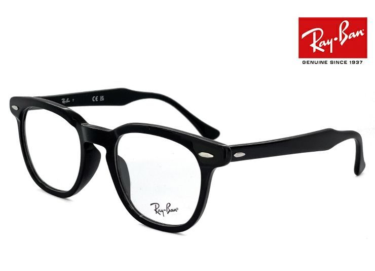 【新品】 大きめ レイバン メガネ 眼鏡 rx7228f 2000 55mm Ray-Ban 眼鏡 メンズ rb7228f スクエア ウェリントン 型 Lサイズ 大きい サイズ ビックフレーム 幅広 幅 広い ワイド フレーム めがね 黒ぶち