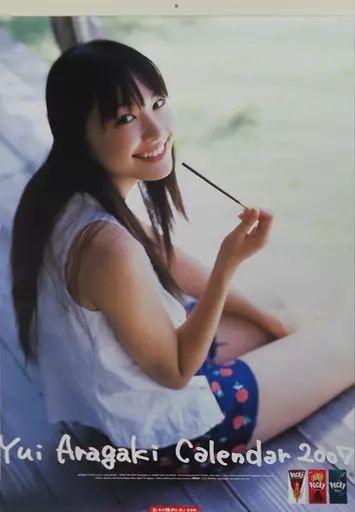 カレンダー 新垣結衣 2007年度カレンダー グリコ ポッキー販促品