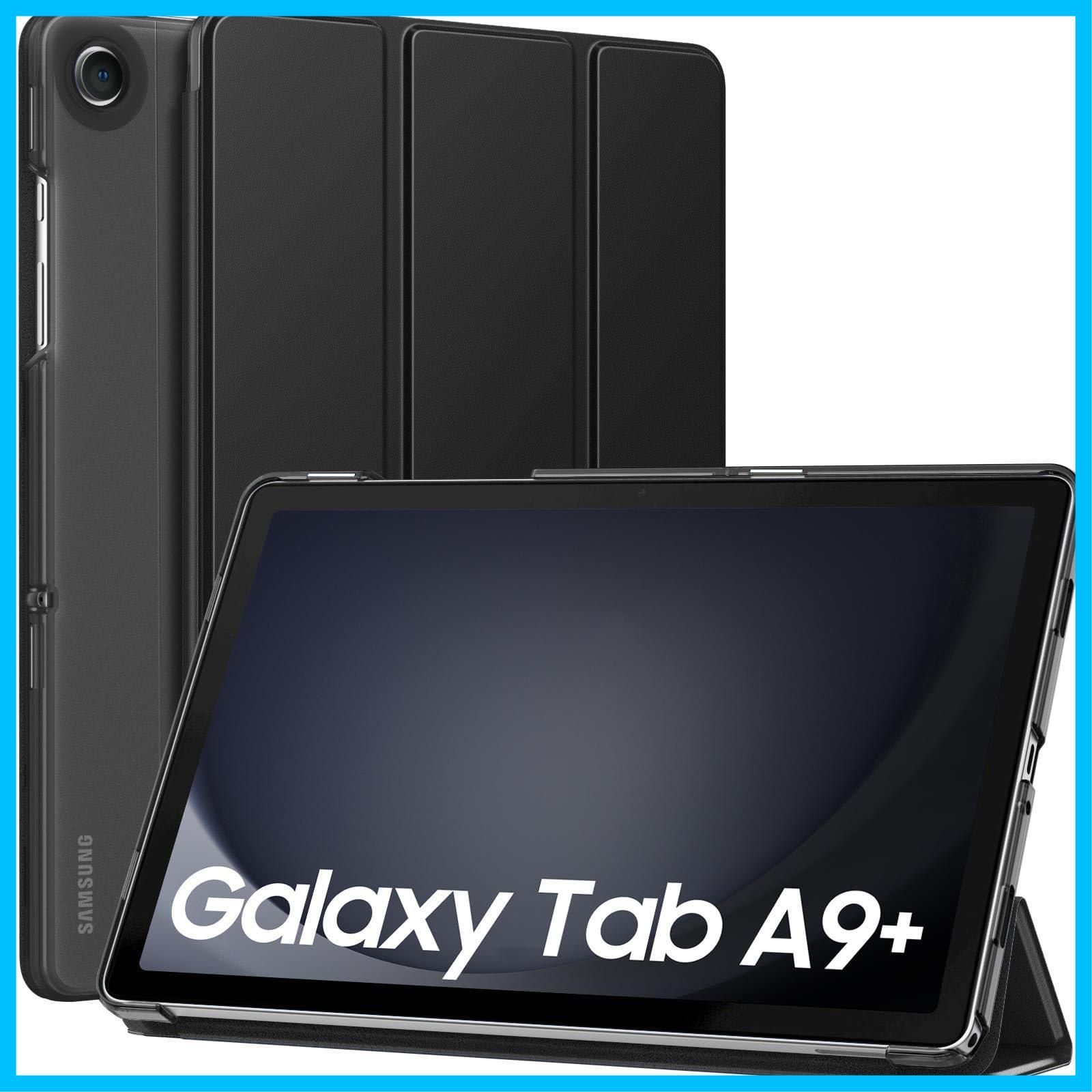 ケース サムソンギャラクシーA9+ ケース 11インチ2023専用手帳型カバー Plus SM-X210NZAAXJP オートスリープ機能 A9 三つ折りスタンド Tab PUレザー外装 Tab 裏地マイクロファイバー Galaxy 軽量 薄型 Galax