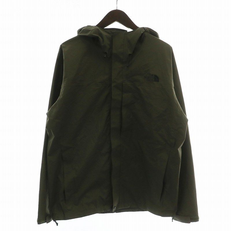 ザノースフェイス THE NORTH FACE クラウドジャケット Cloud Jacket シェルジャケット GORE－TEX フード ジップアップ ロゴ プリント L カーキ NP11712 |XZ GY12