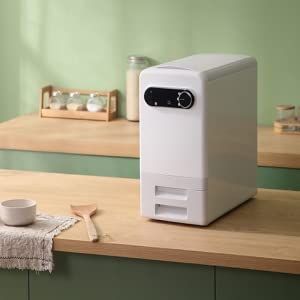 保冷米びつ大容量 ライスストッカー 米びつ KOEDA 冷蔵庫用 電子スマート恒温 米を冷蔵保存インテリジェントな温度制御 密閉米びつ充電式ストロングモード 省エネモード容量11 KG 保存容器