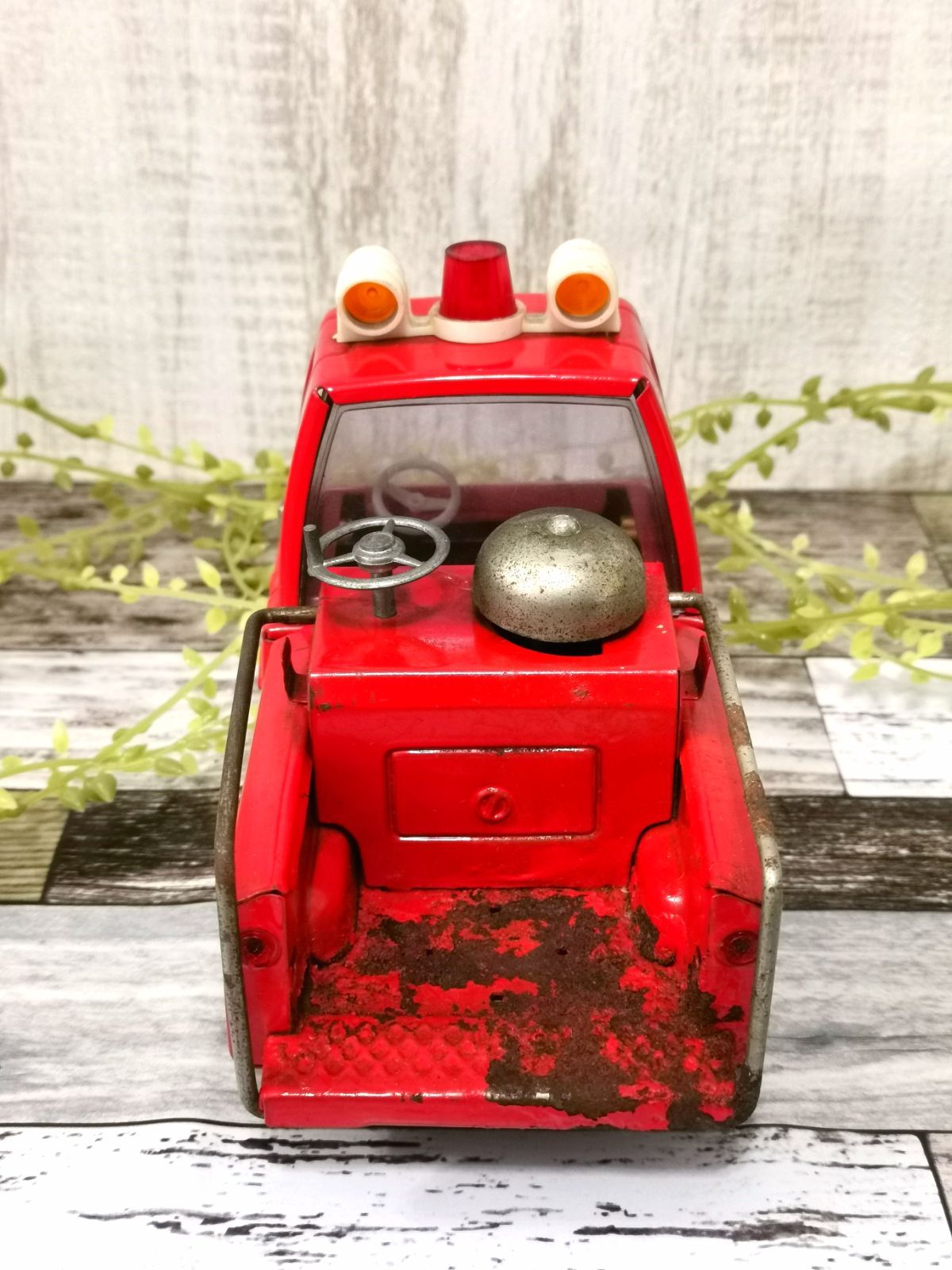 激レア 70's】 アンティーク ヴィンテージ おもちゃ ミニカー 消防車