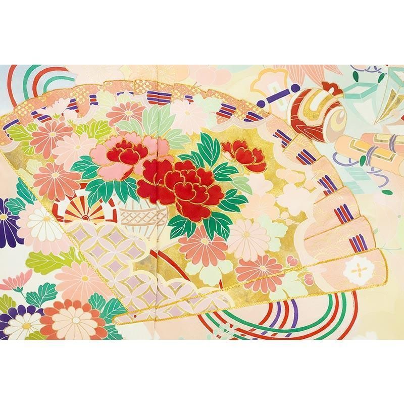 仕立無料・送料無料☆手描き多色豪華染京友禅伝統工芸特撰