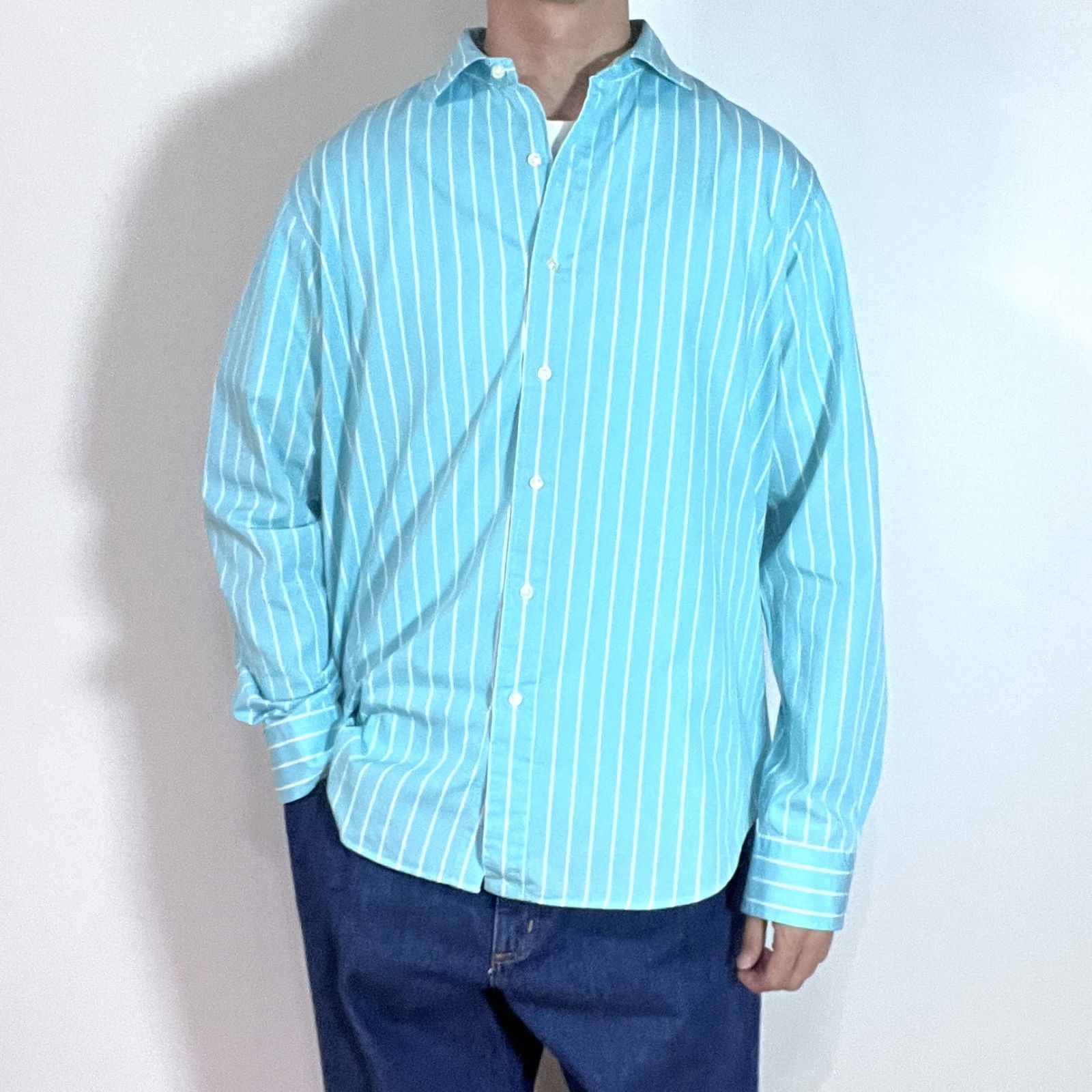 Polo by Ralph Lauren ポロラルフローレン L ターコイズブルー 