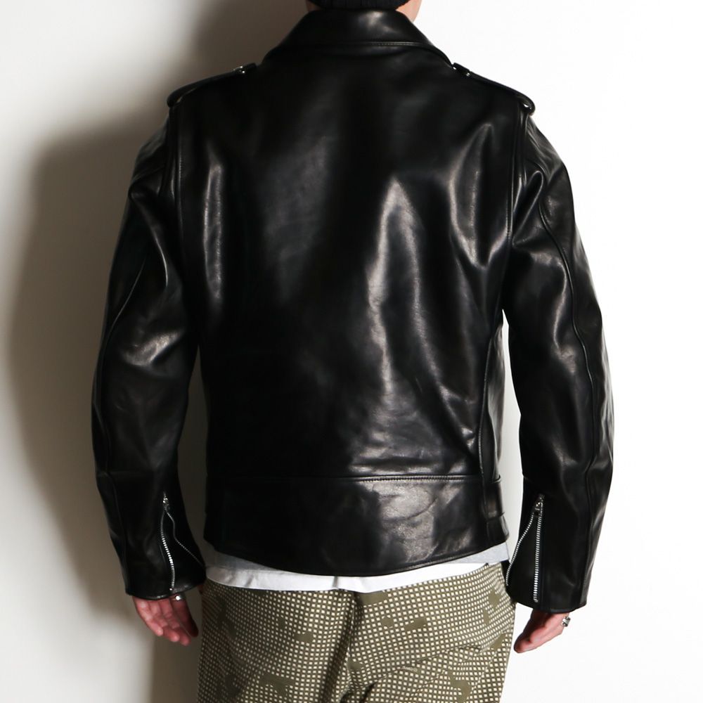 MASSES/マシス】LEATHER JKT VINTAGE W / ホースレザー ダブル MASSES/マシス】LEATHER JKT VINTAGE W / ホースレザー ダブル