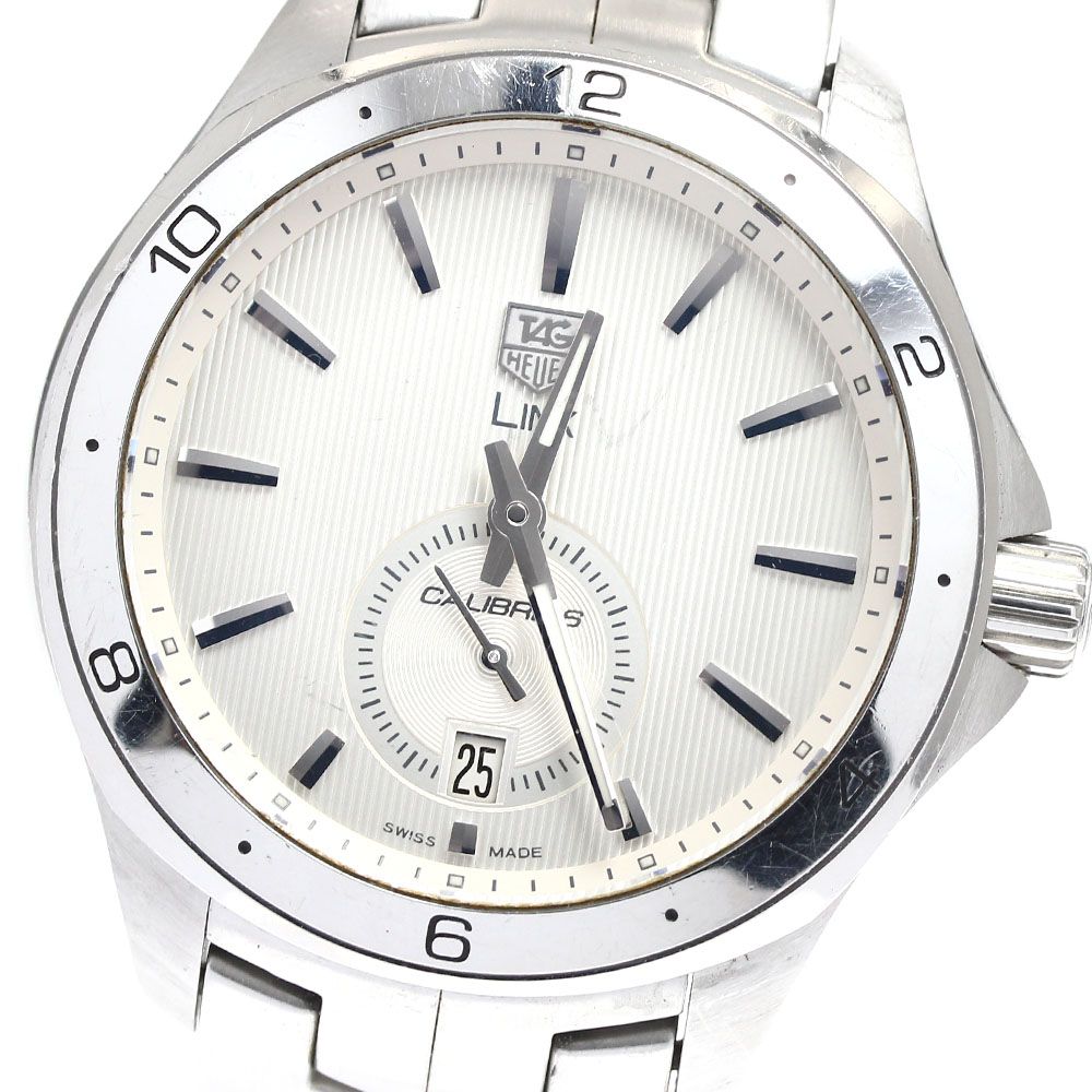 訳ありタグホイヤー TAG HEUER WAT2111 リンク キャリバー6 スモールセコンド 自動巻き メンズ_900212